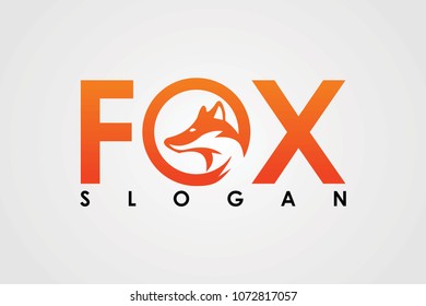 fire fox logo design