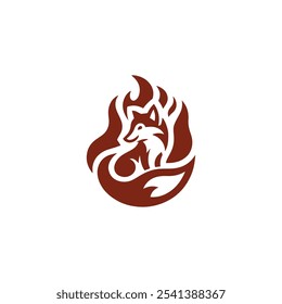 Fire fox logo ready for sale.