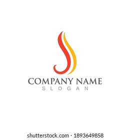 Fire fox logo and symbol vector