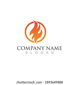 Fire fox logo and symbol vector