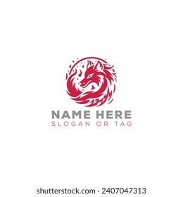 Fire Fox Logo write background