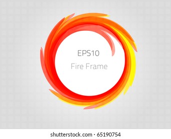 Fire frame for your design. Fully vector, enjoy!