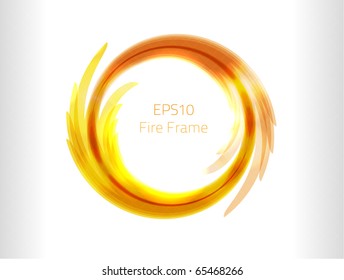 Fire frame for your design. Fully vector, enjoy!