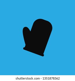 fire glove icon vector