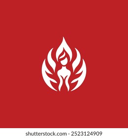 Logotipo de la diosa del fuego en venta