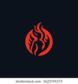 Fire goddess logo for sale.