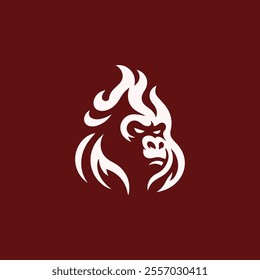 Fire gorilla logo for sale.