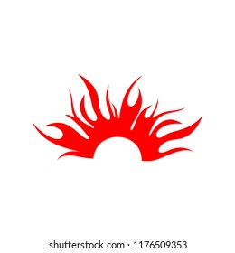 fire graphic design template