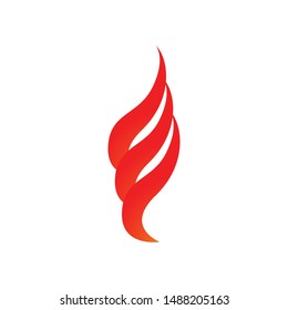 Fire graphic design template vector isolated illustration
