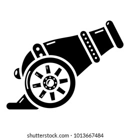Fire gun icon. Simple illustration of fire gun vector icon for web.
