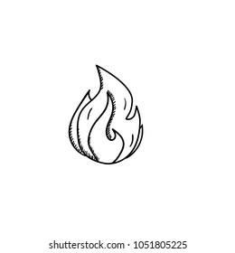 Fire Hand drawn illustration