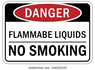  Riesgo de incendio, signo líquido inflamable y etiqueta