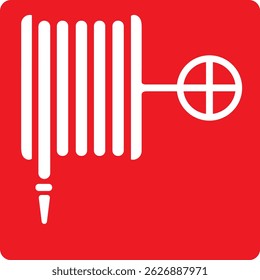 Fire Hazard Warning Sign - Flammable Material Safety Symbol