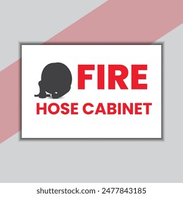 Fire Hoes pipe label sticker design and Fire bottle , box packaging. editable, print ready file download.