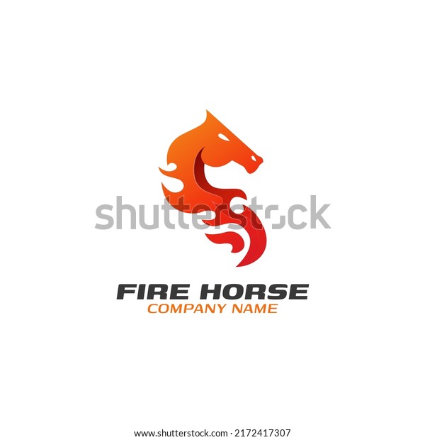 Fire horse power\
creative logo design