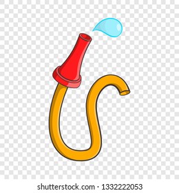 Fire hose icon in cartoon style isolated on background for any web design 