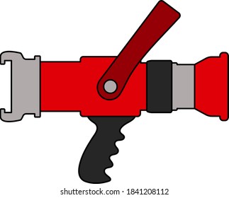 Fire Hose Icon. Editable Outline With Color Fill Design. Vector Illustration.