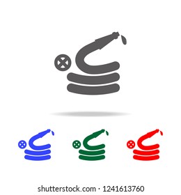 fire hose icon. Elements of fireman in multi colored icons. Premium quality graphic design icon. Simple icon for websites, web design, mobile app, info graphics