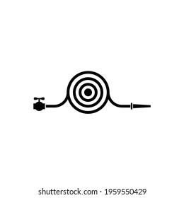 Fire hose icon, eps 10