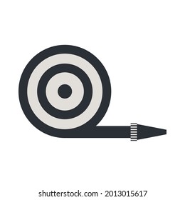 fire hose icon on white background