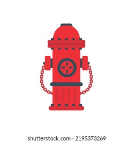 Fire hose icon. Red water pipes are used to extinguish fires.