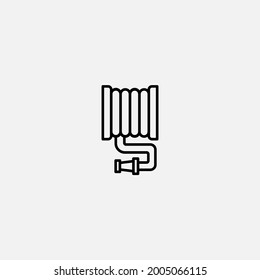 Fire hose icon sign vector,Symbol, logo illustration for web and mobile