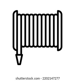 Fire hose icon vector design illustration