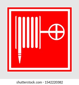 Fire Hose Location Safety Sign