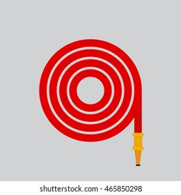 Fire hose reel icon - Vector