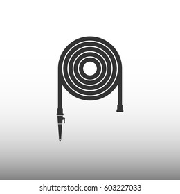 Fire hose vector icon