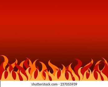 Fire Hot Background Red Flame Stock Vector (Royalty Free) 237055939 ...