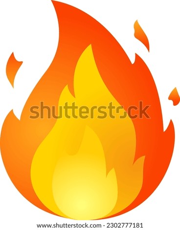fire hot emoji vector emoticon element object