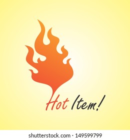 fire hot item art