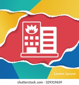 Fire house icon