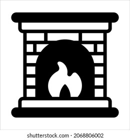 fire house vector black filled outline icon. Modern thin line symbols. Collection of traditional elements.