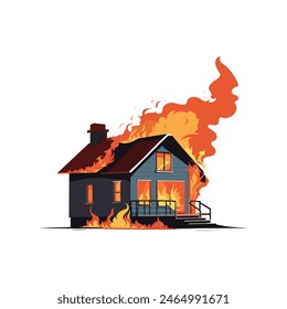 fire house vector illustration nice design nice details