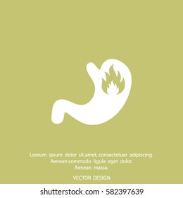 fire in the human stomach