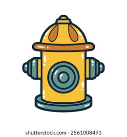 Fire hydrant element vector illustration