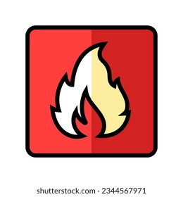 fire hydrant emergency color icon vector. fire hydrant emergency sign. isolated symbol illustration