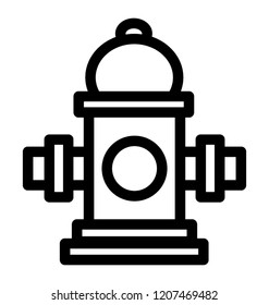 Fire hydrant to extinguish fire at outdoor places 