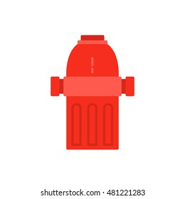 fire hydrant flat icon