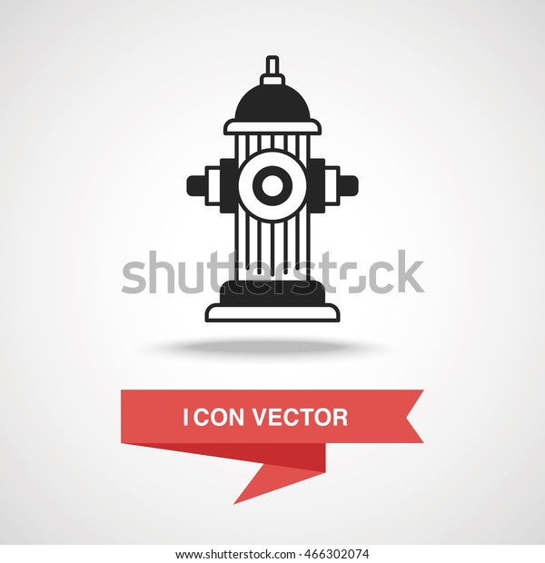 Fire Hydrant Icon Stock Vector Royalty Free 466302074