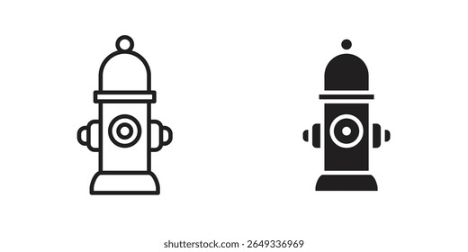Fire hydrant icon Design Illustrations. editable web icons