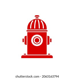 Fire hydrant icon design template vector isolated illustration