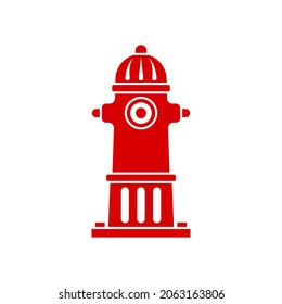 Fire hydrant icon design template vector isolated illustration