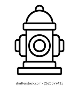 Fire Hydrant Icon Element For Design