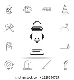 Fire Hydrant icon. Fireman icons universal set for web and mobile