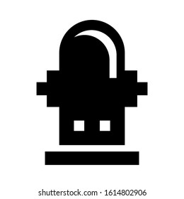 fire hydrant icon isolated sign symbol vector illustration - high quality black style vector icons
