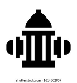 fire hydrant icon isolated sign symbol vector illustration - high quality black style vector icons
