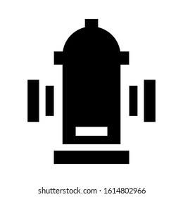 fire hydrant icon isolated sign symbol vector illustration - high quality black style vector icons
